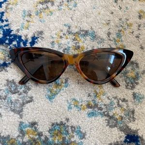 Tortoise Shell Cat-Eye Sunglasses